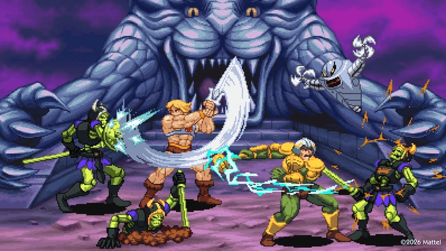 He man returns in a new retro brawler channeling 1980s cartoon energy: A new He-Man side-scrolling action game is set for April