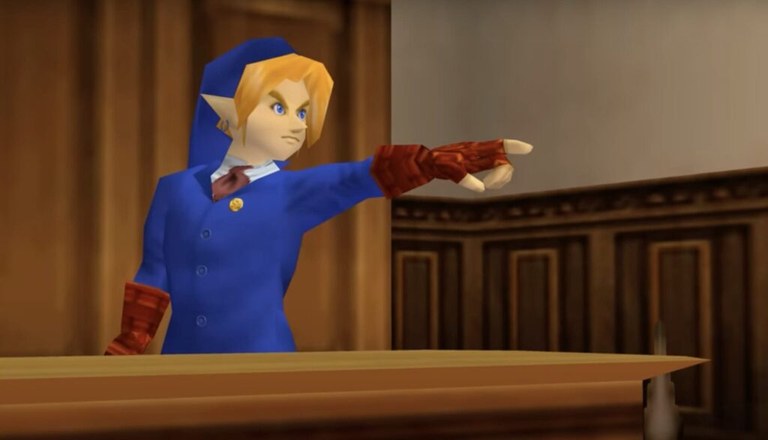 Is zelda turning into a courtroom drama the n64 revamped version of hero of law makes: You read that right, Link no longer saves the princess, he becomes a lawyer to fight lawsuits!