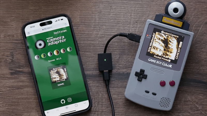Custom USB-C Adapter Lets Game Boy Camera Photos Transfer Directly to Smartphones