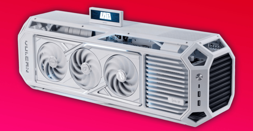 Colorful Unveils iGame LAB Vulcan Armor ITX Case Built for White RTX 50 Vulcan GPUs