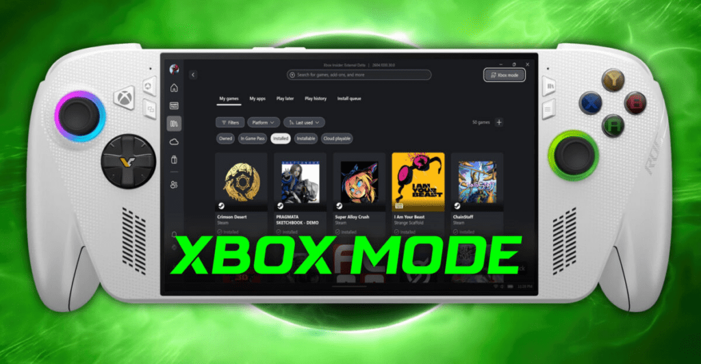 Microsoft Rebrands ‘Xbox Full Screen Experience’ as ‘Xbox Mode’ to Push Console-Style Windows Gaming