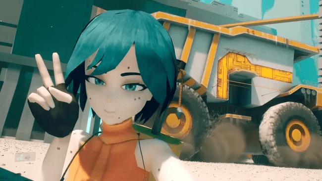 Anime girls go to Oita? “Motorslice” The shy girl with a mole uses a chainsaw to chop up a robot, but it shoots to the top of her wish list!