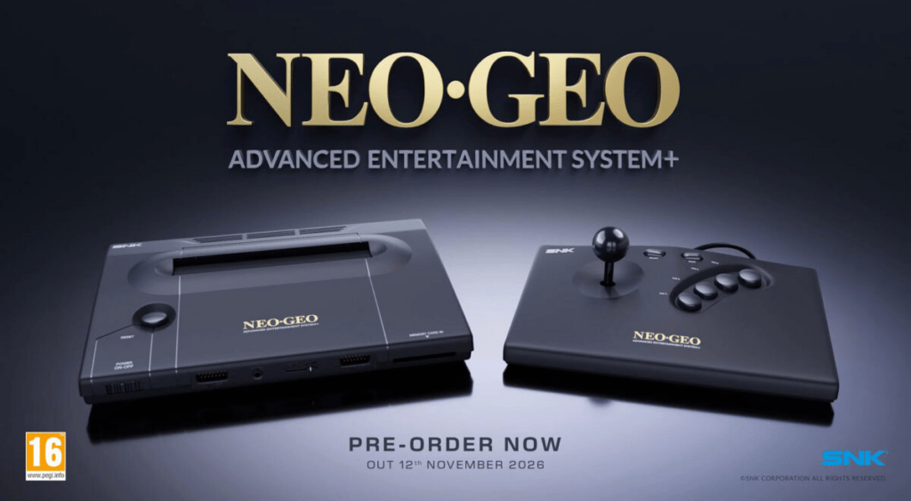 Neo Geo AES+ is revived and launched for sale, supporting original cassettes and CRT output. SNK directly sells feelings to old players this time