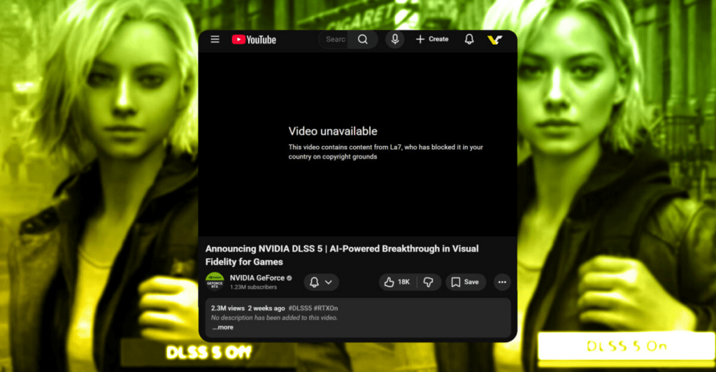 Will DLSS 5 official videos also be removed? YouTube’s copyright system overturned again, and NVIDIA videos were “reverse claimed” by Italian TV stations